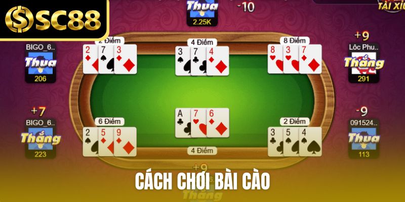 cách chơi bài cào
